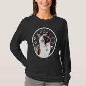 愛らしい猫 Tシャツ (正面)