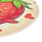 愛らしい甘いちご至福 カッティングボード (角)
