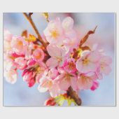 愛らしい甘い桜の花 ラッピングペーパー (フラット)