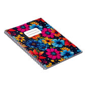 愛らしい甘い花とバラ ノートブック (右側)