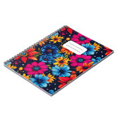 愛らしい甘い花とバラ ノートブック (左側)