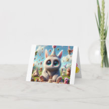 愛らしい生き物の誕生日願い