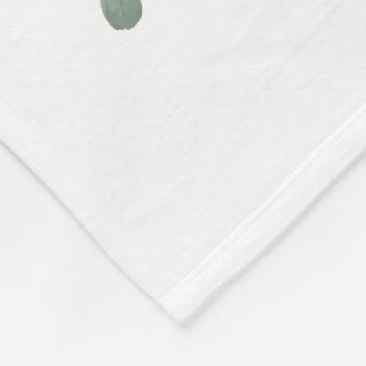 愛らしい男の赤ちゃんエレファントブルー金ゴールドスターズフローラ フリースブランケット (角)