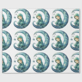 愛らしい男の赤ちゃん包装紙 ラッピングペーパー (フラット)