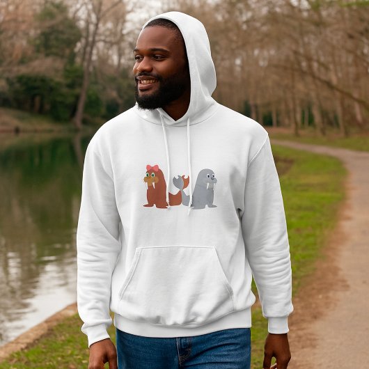 愛らしい男女のウォラス パーカ