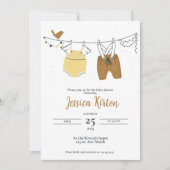 愛らしい男女兼用 招待状 (正面)