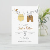 愛らしい男女兼用 招待状 (スタンド正面)