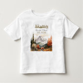 愛らしい白い水の色が待ち遠しい トドラーTシャツ (正面)