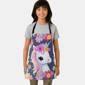 愛らしい白ベビーの一角花 エプロン (インサイチュ)