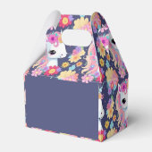 愛らしい白ベビーの一角花 フェイバーボックス (裏面サイド)