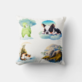 愛らしい眠い動物のデザイン – かわいい居心地の良いVib クッション