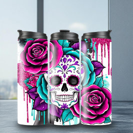 愛らしい砂糖スカル タンブラー