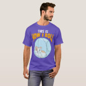 愛らしい私がハムスター転がプンを Tシャツ (正面フル)