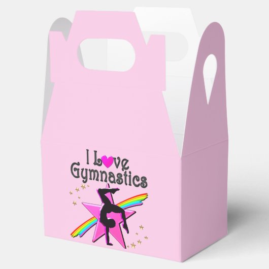 愛らしい私は体操パーティーの好意ボックスを愛する フェイバーボックス (オープン)