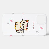 愛らしい私は猫iの電話ケース Case-Mate iPhoneケース (裏面 (横))