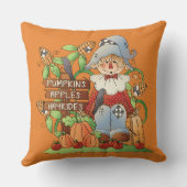 愛らしい秋の装飾用クッション クッション (裏面)