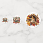 愛らしい秋秋をテーマにした子猫たち コンフェッティ (正面)