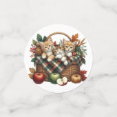 愛らしい秋秋をテーマにした子猫たち コンフェッティ (スモール正面)