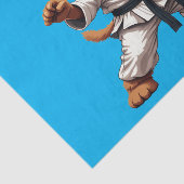 愛らしい空手パピー武術アーツギイラストレーション 薄葉紙 (詳細)