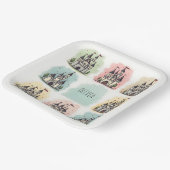 愛らしい童話の城ドードル ペーパープレート (傾斜あり)