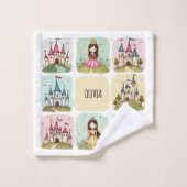 愛らしい童話の城&プリンセスドードル ウォッシュタオル (ウォッシュタオル)