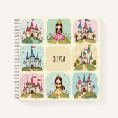 愛らしい童話の城&プリンセスドードル ノートブック (正面)
