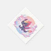 愛らしい童話ドラゴンベビーシャワー スタンダードカクテルナプキン (角)