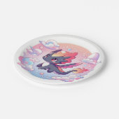 愛らしい童話ドラゴンベビーシャワー ペーパープレート (アングル)