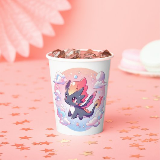 愛らしい童話ドラゴンベビーシャワー 紙コップ (インサイチュ)