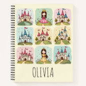 愛らしい童話プリンセスと城ドードル ノートブック (正面)