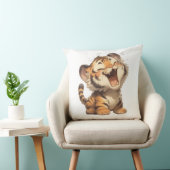 愛らしい笑い虎の子枕 – 居心地の良いPl クッション (椅子)