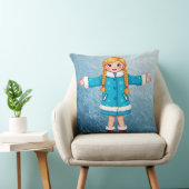 愛らしい笑顔の雪姫 クッション (椅子)