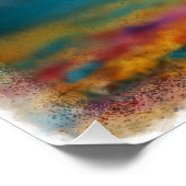 愛らしい笑顔チワワ芸術的ポートレート ポスター (コーナー)