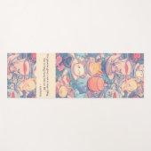 愛らしい紅茶パーティードードル ヨガマット (正面(横))