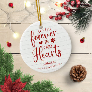 愛らしい素朴ファームハウスペット セラミックオーナメント