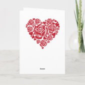 愛らしい紫色ドラゴンカップルのバレンタインデーカード カード (裏面)