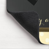 愛らしい絵文字顔,水玉模様 マウスパッド (コーナー)