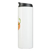 愛らしい緑の幸せ自然イグアナ タンブラー (回転右)