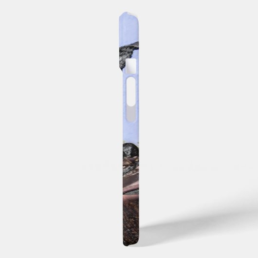 愛らしい縁どコリーヒーラーミックスドッグスケッチアート Case-Mate iPhoneケース (裏面 / 左)