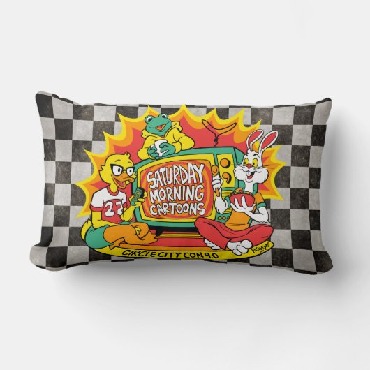 愛らしい腰枕 ランバークッション (正面)