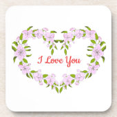 愛らしい花が好き コースター (正面)