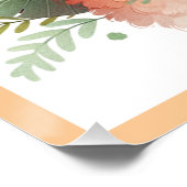 愛らしい花のラマ子供へ | ポスター (コーナー)