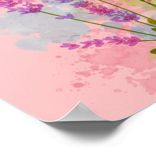 愛らしい花 ポスター (角)