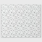 愛らしい芸術の父の日 ラッピングペーパー (フラット)