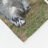 愛らしい英国のコッカースパニエル フリースブランケット (角)