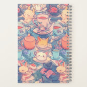 愛らしい茶のパーティー ノートブック (裏面)