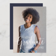 愛らしい草書き写真の卒業パーティーの発表