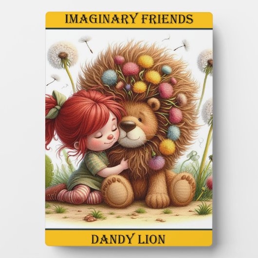 愛らしい蒲公英 フォトプラーク (正面)