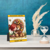 愛らしい蒲公英 フォトプラーク (側面)