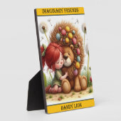 愛らしい蒲公英 フォトプラーク (側面)